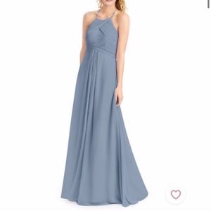 BRAND NEW Azazie Ginger - Dusty Blue - Bridesmaid Dress